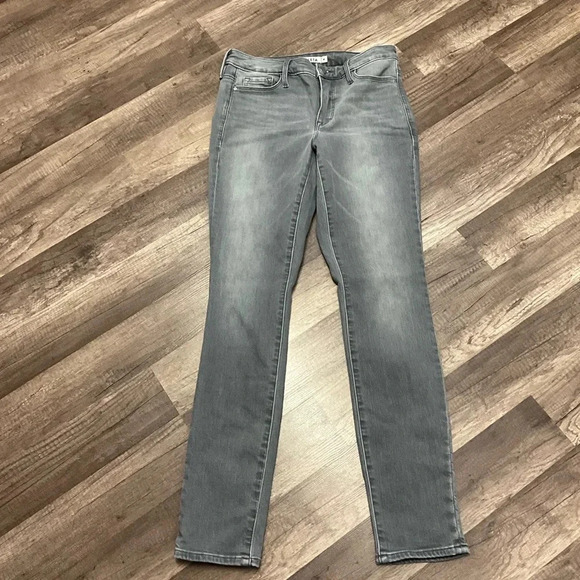 Athleta Jeans with Sculptex Womens Size 4 54023  In Gray Straight Leg Casual - Picture 1 of 9